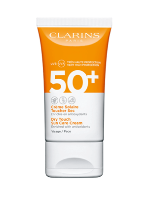 CRÈME TOUCHER SEC SOLAIRE SPF50+