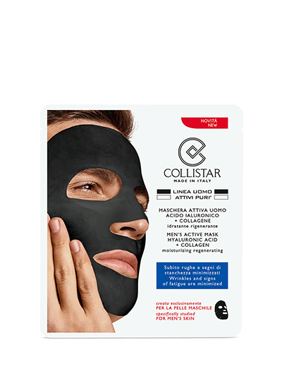 MASCHERA ATTIVA UOMO ACIDO IALURONICO + COLLAGENE